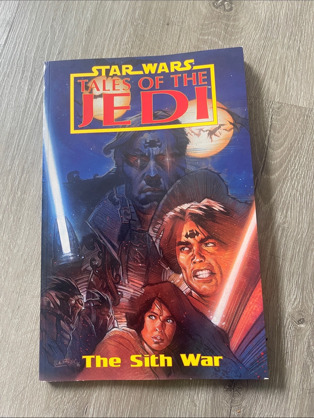 Star Wars Tales of the Jedi: The Sith War - Blue, Red & Yellow Cover